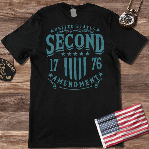 UNITED STATES SECOND AMENDMANT 1776 T-SHIRT