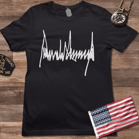 DONALD TRUMP SIGNATURE T-SHIRT