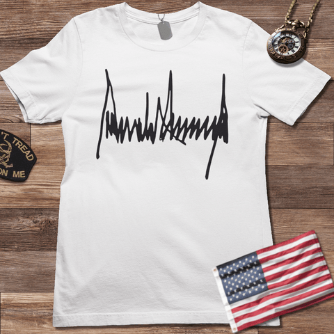 DONALD TRUMP SIGNATURE T-SHIRT