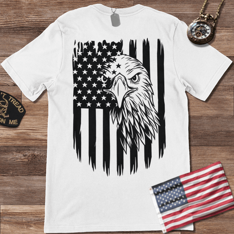 FLAGGED EAGLE T-SHIRT