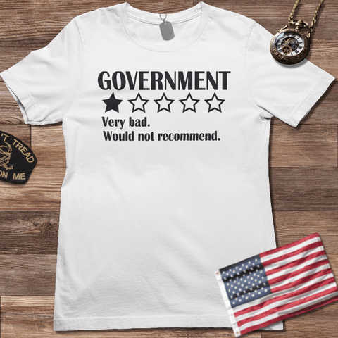 GOVERNMENT RATING T-SHIRT
